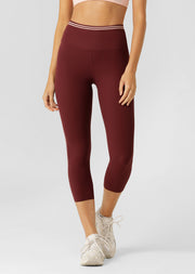 Lorna Jane Second Nature 7/8 Leggings - Plum Red