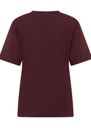 Lorna Jane Strive Relaxed T-shirt - Plum Red