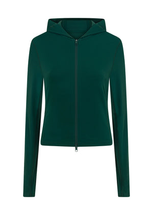 Lorna Jane All Star Active Zip Through Jacket - Midnight Green