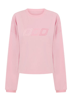 Lorna Jane Iconic Go-To Long Sleeve Top - Sweet Pink