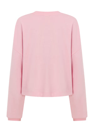 Lorna Jane Iconic Go-To Long Sleeve Top - Sweet Pink