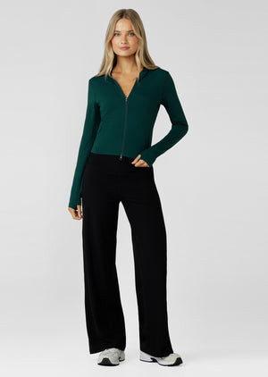 Lorna Jane Irresistible Rib Midrise Active Pants - Black