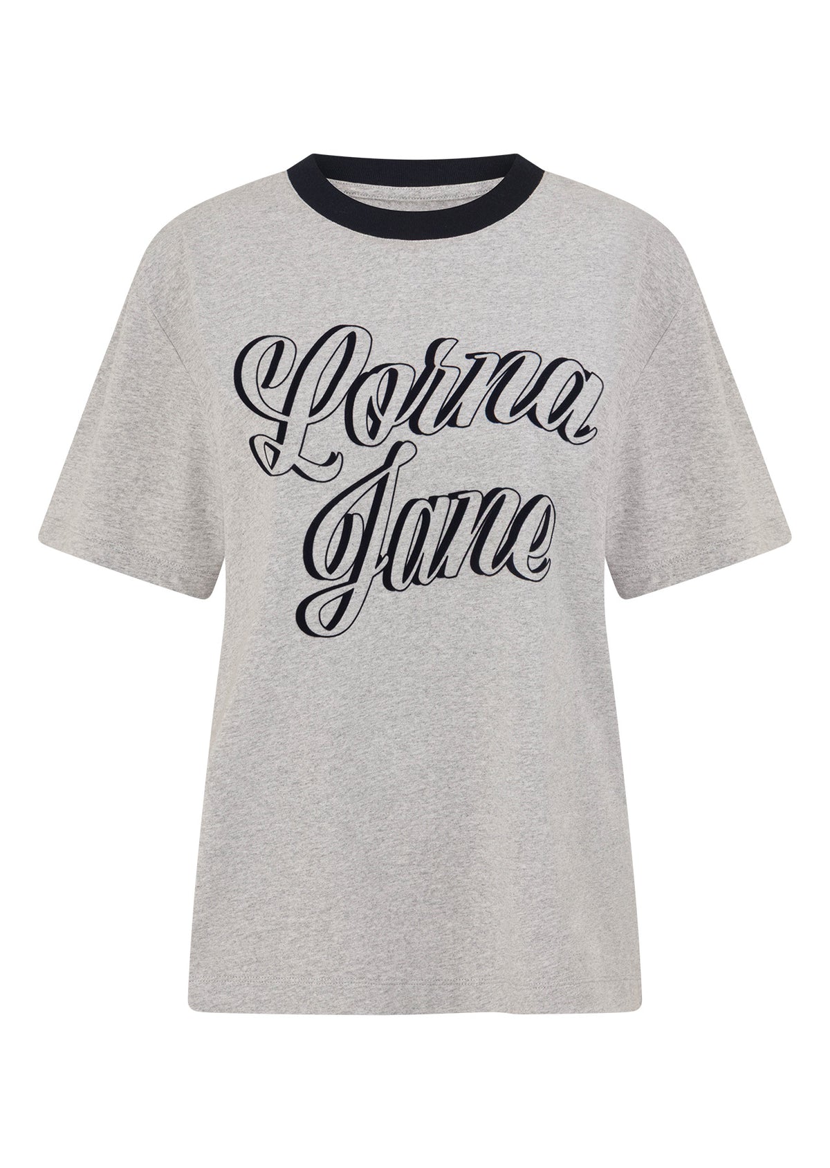 Lorna Jane Outfield T-Shirt - Grey Marl