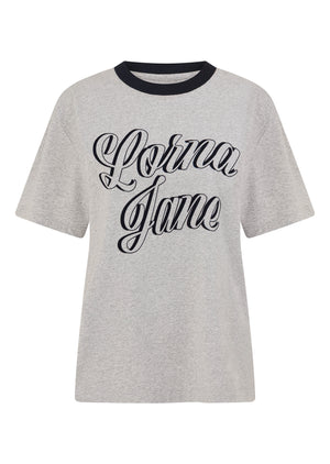 Lorna Jane Outfield T-Shirt - Grey Marl