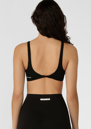 Lorna Jane Reform Rib Sports Bra - Black