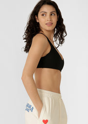 Lorna Jane Reform Rib Sports Bra - Black