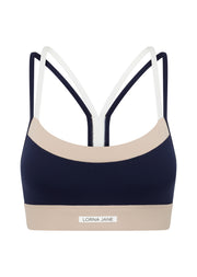 Lorna Jane Sunrise Circuit Sports Bra - French Navy