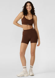 Lorna Jane Bring It All Pocket Sports Bra - Espresso