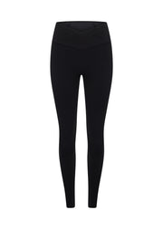 Lorna Jane Inspire Wrap Waist Ankle Biter Leggings - Black
