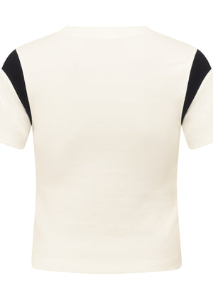 Lorna Jane Drift Baby Tee - Porcelain