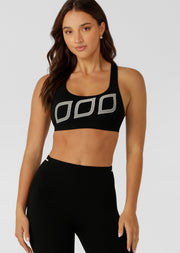 Lorna Jane Sculpt Max Support Sports Bra - Black