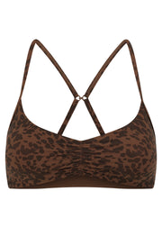 Lorna Jane Safari Spot Sports Bra - Safari Spot Print