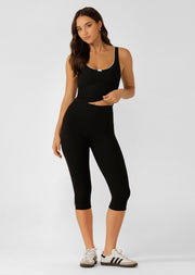 Lorna Jane Monaco Bra Tank Combo - Black