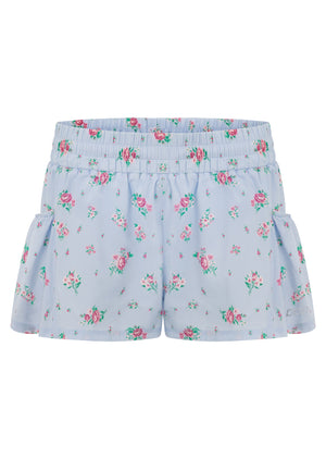 Lorna Jane Blueberry Rose Run Shorts - Blueberry Rose Print