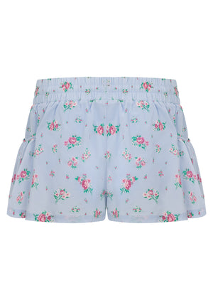 Lorna Jane Blueberry Rose Run Shorts - Blueberry Rose Print