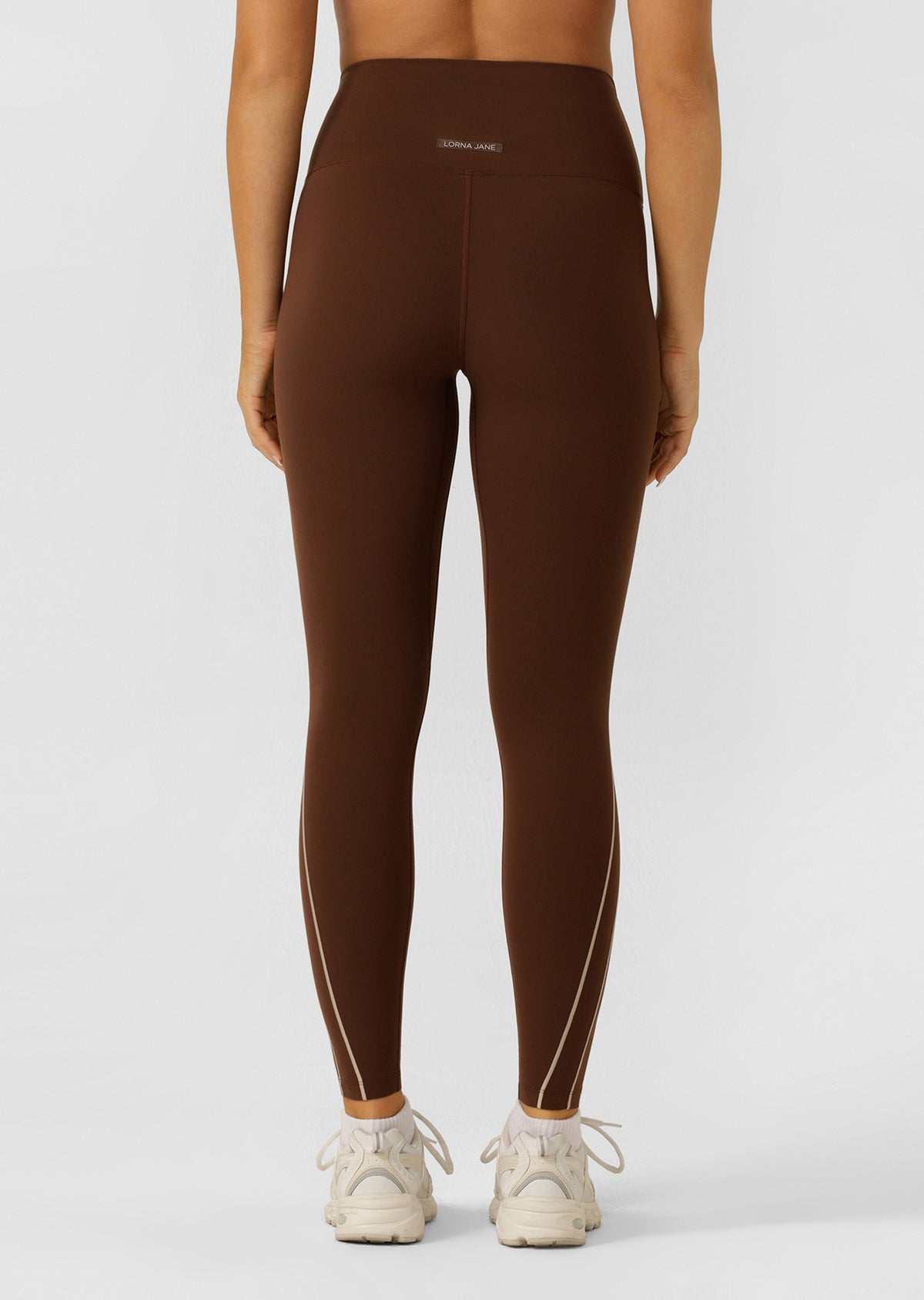 Lorna Jane Total Bliss Ankle Biter Leggings - Truffle