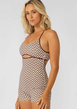 Lorna Jane Sundown Bodysuit - Sundown Print