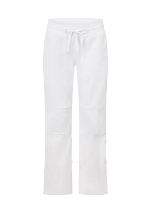 Lorna Jane Linen Flashdance Pants - White
