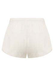 Lorna Jane Poolside Terry Relaxed Shorts - Porcelain