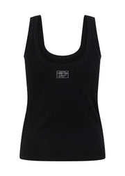 Lorna Jane Whisper Rib Tank - Black