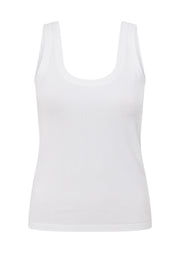 Lorna Jane Whisper Rib Tank - White