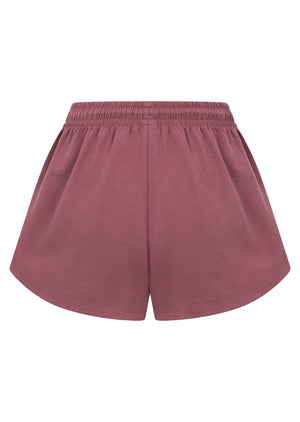 Lorna Jane Luxe Athletic Relaxed Shorts - Renaissance Rose