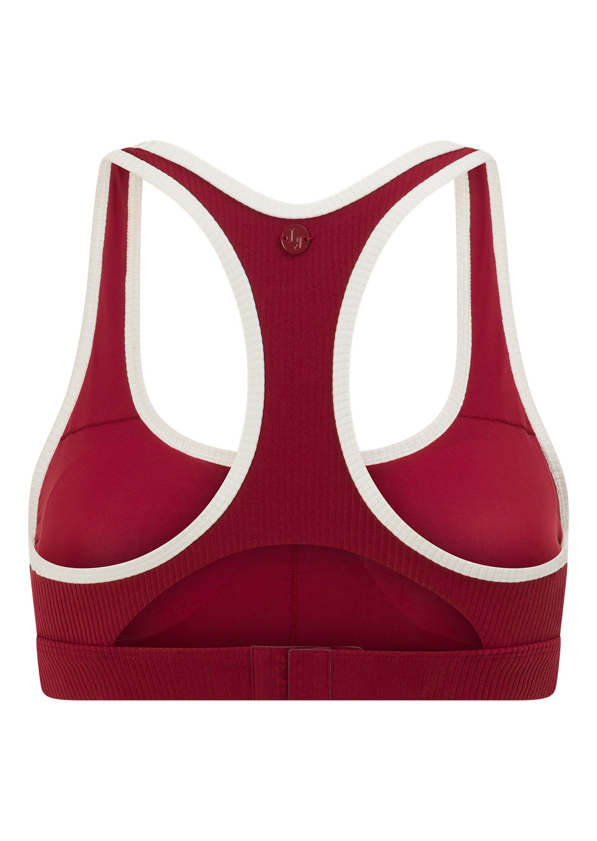 Lorna Jane Paros Rib High Support Sports Bra - Cherry