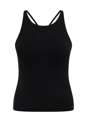 Lorna Jane Up For It Bra Tank Combo - Black