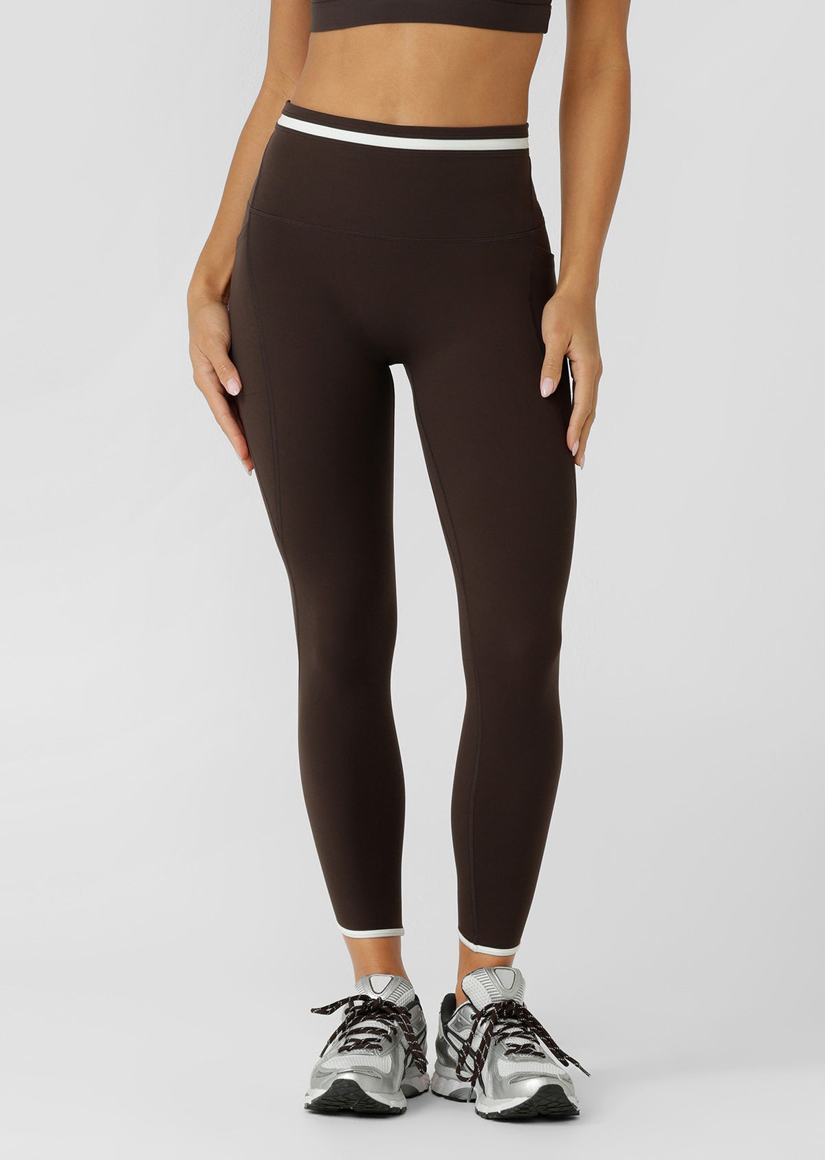 Lorna Jane One To Watch 2 Pocket Ankle Biter Leggings - Volcano