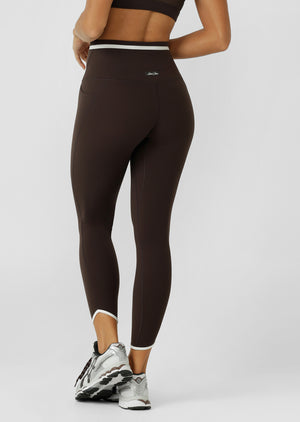 Lorna Jane One To Watch 2 Pocket Ankle Biter Leggings - Volcano