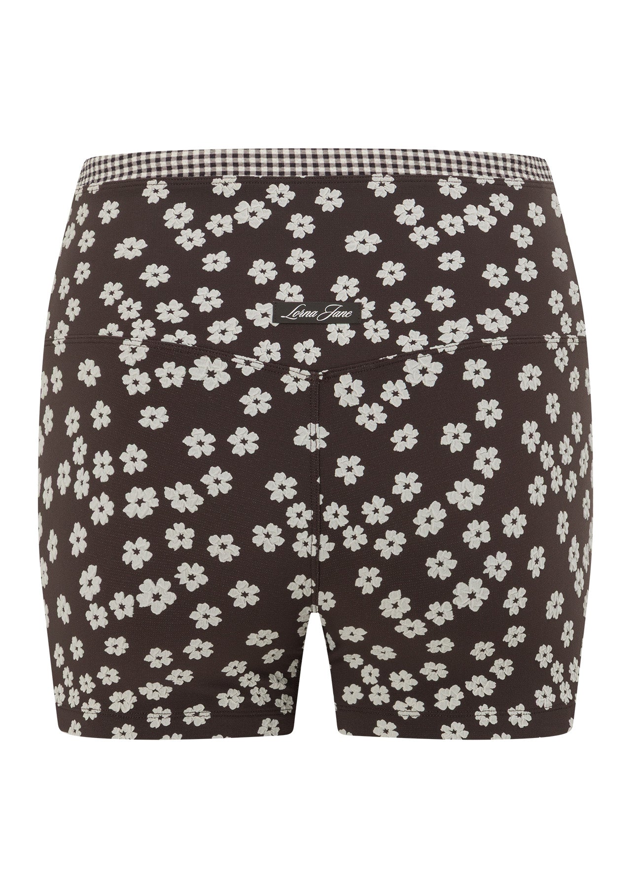 Lorna Jane Wildflower 9cm Bike Shorts - Volcano