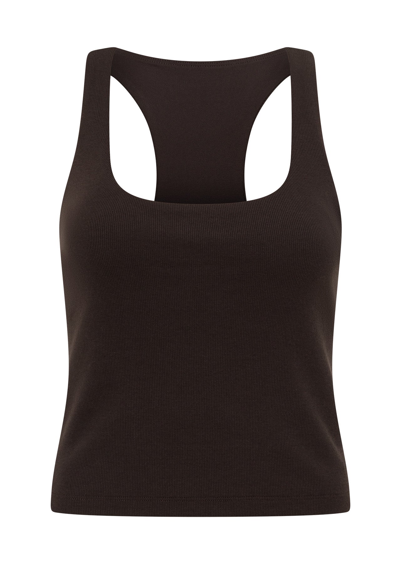 Lorna Jane Off Duty Rib Bra Tank Combo - Volcano