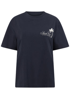 Lorna Jane Summer Sports Club T-Shirt - Platinum Navy