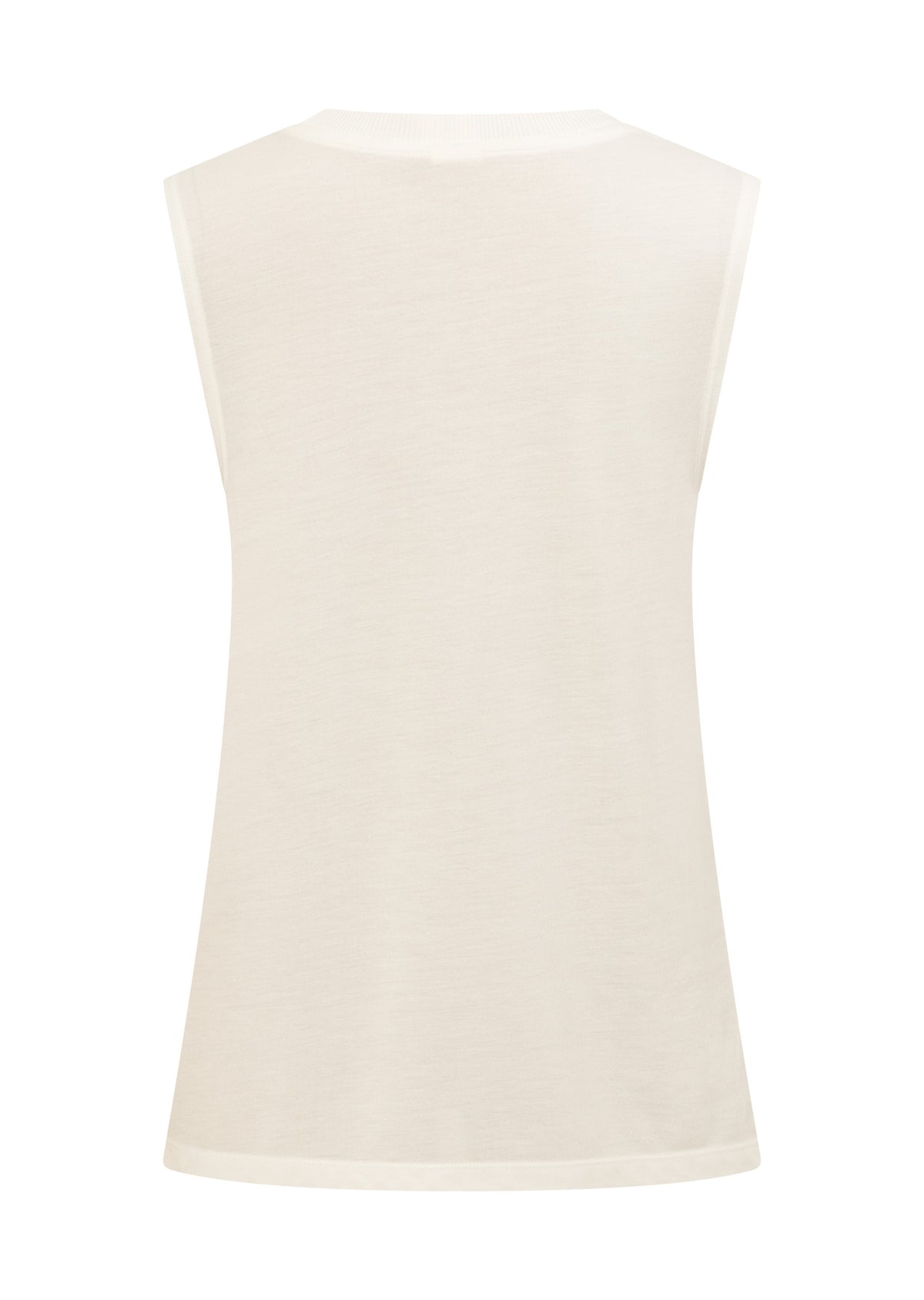 Lorna Jane Lotus Palm Print Muscle Tank - Porcelain