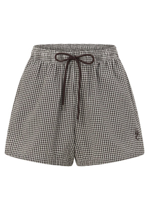 Lorna Jane Nice And Sweet Shorts - Volcano Gingham
