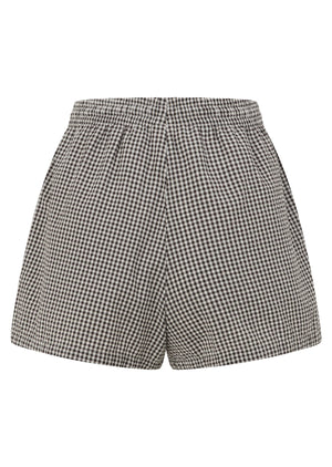 Lorna Jane Nice And Sweet Shorts - Volcano Gingham