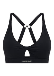 Lorna Jane Wild Side Sports Bra - Black