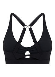 Lorna Jane Wild Side Sports Bra - Black