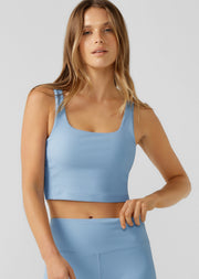 Lorna Jane Elevate Ribbed Tank Bra Combo - Moontide