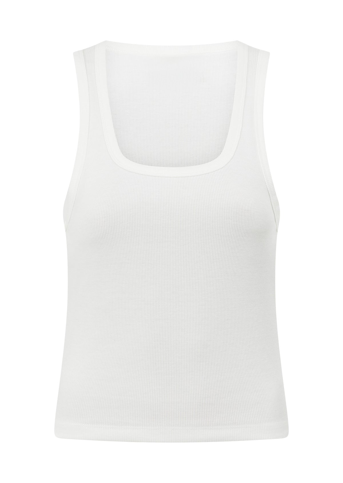 Lorna Jane Scoop Neck Essential Tank - Porcelain
