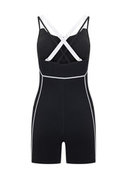 Lorna Jane Swift Motion No Ride 12cm Bodysuit - Black
