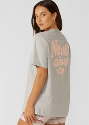 Lorna Jane Heartbeat Relaxed T-shirt - Grey Marl