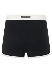 Lorna Jane Sweat to Surf Cheeky Bike Shorts - Black