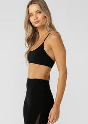Lorna Jane Speed Up Adjustable Sports Bra - Black