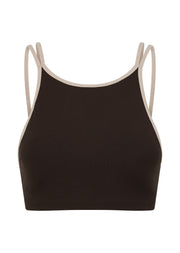 Lorna Jane Sun Seeker Rib Sports Bra - Volcano