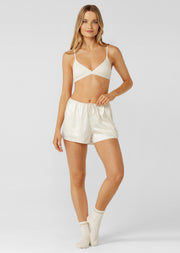 Lorna Jane All Yours Rib Bralette - Cream