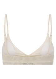 Lorna Jane All Yours Rib Bralette - Cream