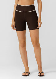 Lorna Jane Sun Seeker 14cm Bike Shorts - Volcano