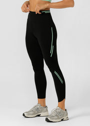 Lorna Jane Train Hard No Chafe Full Length Leggings - Black