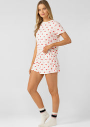 Lorna Jane Starstruck Rib T-Shirt - Starstruck Print